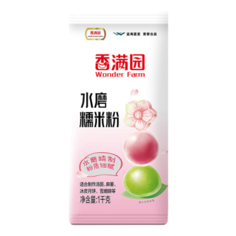 香满园水磨糯米粉1KG10(纸箱)